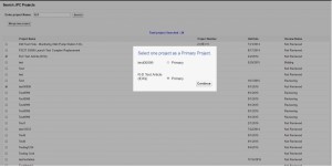 Select a record as primary(Flow for merging two records)